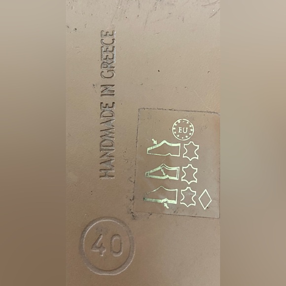 SALE Ancient Greek Sandals Gold Elefteria - Picture 6 of 6